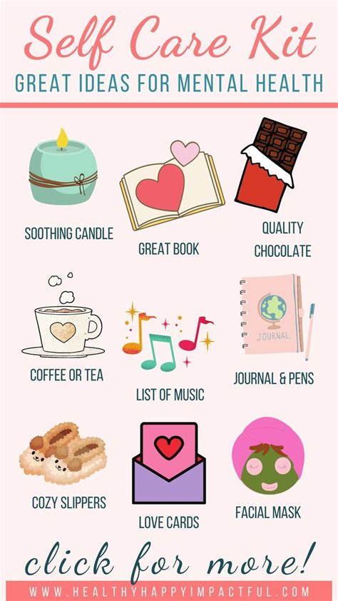 self care kit ideas for mental health